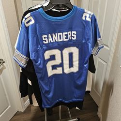 Deadstock  Logo Athletic  Barry Sanders  Youth  Size 14 -16