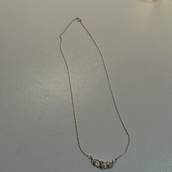 Necklaces 925 /  Pendants  Flower  10 k 16.5 “