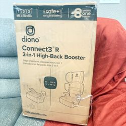 Diono Connect 3 R 2- in -1 high - back booster$160