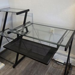 Glass Desk 