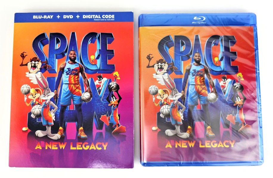 SPACE JAM A NEW LEGACY Blu-Ray + DVD w/ Slipcover
