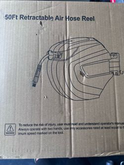 50 feet  retractable Air hose wall reel