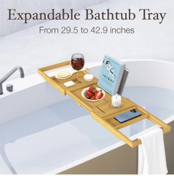 Expandable Bathtub Tray