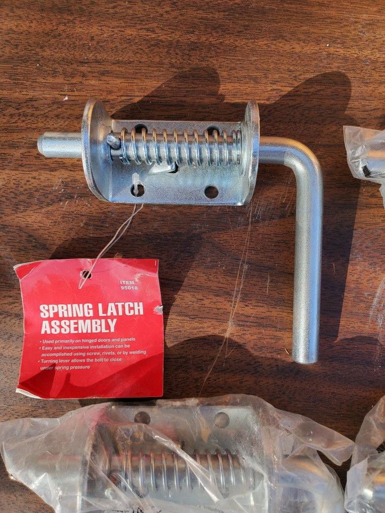 DEAD BOLT LATCH SPRING LOADED