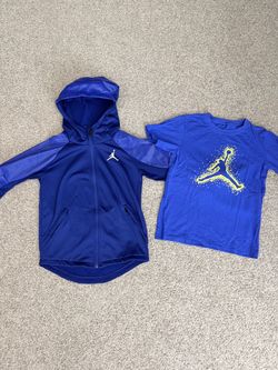 Jordan Fleece Lined Jacket & Tee Boys 10-12