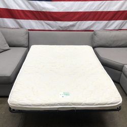 Free Delivery - Living Spaces Sectional Sleeper Couch