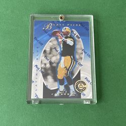 1997 Brett Favre Pinnacle Totally Certified Platinum Blue #3