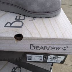 Size 8 High Top Gray Bearpaw Boots WinterBoots