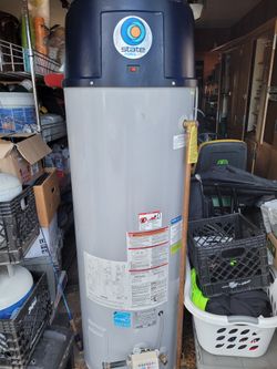 Virtually New State Forced Air Water Heater
