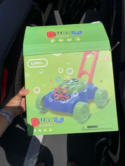 Bubble Lawn Mower/ Bubble machine toy