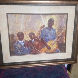 🎶 Jazz Trio   Frame and Litho