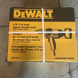 Dewalt 1/2" Spade Handle Drill
