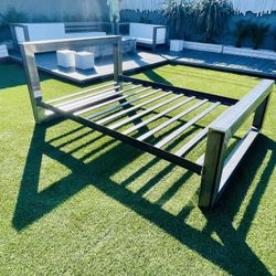  Custom Made Steel Bed frame Queen Size 
