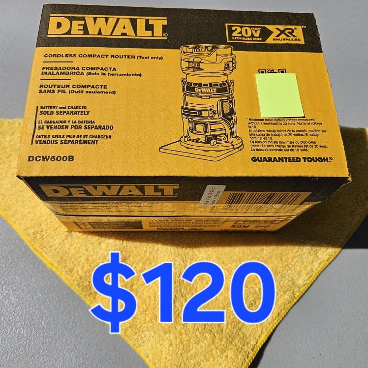 $120 Dewalt Compact Router (Tool Only) 20 Volt rotor,All Products : American Fashion Style Bags On Sale