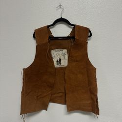 oversized cowboy vest