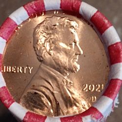 2021 D Uncirculated Pennies 