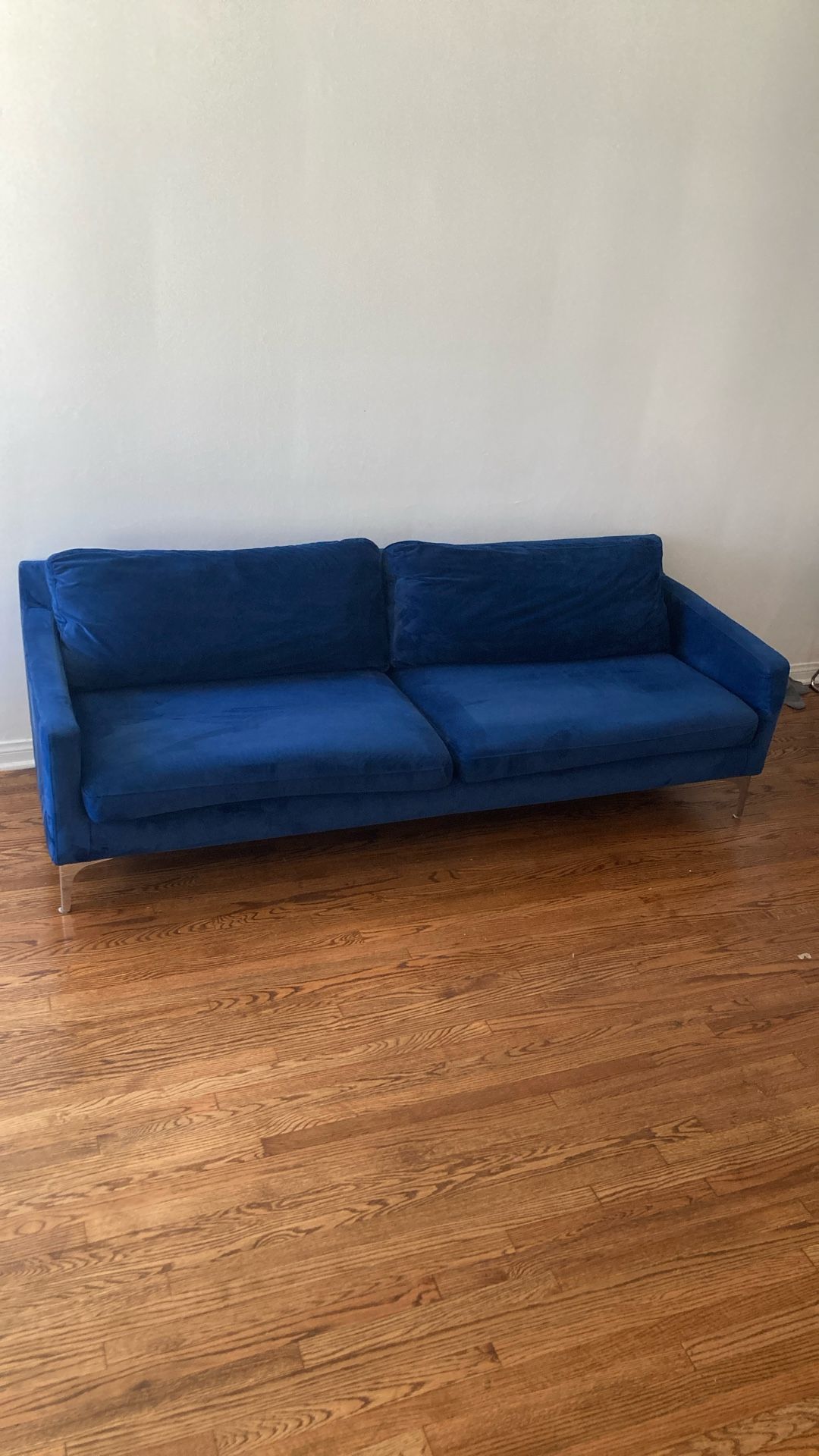 Blue Velvet Couch