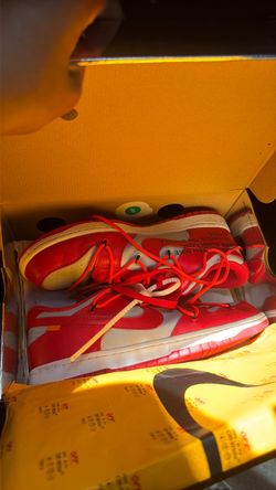 Off white dunks size 11