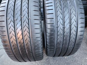 Selling (2) tires 245/40r20 continental EcoContact 6Q dot 2024
