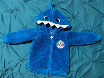 Baby Shark Zip Hoodie 12 months
