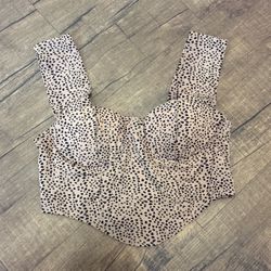Leopard Crop Top