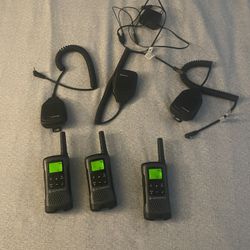 3 Motorola Talk about Radio With Handset  Make Offer