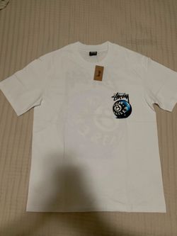 White stussy tee