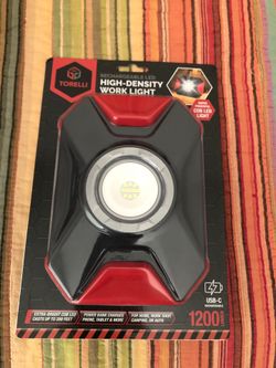 Torelli Rechargeable Led High Density Work Light With built in Power Bank 1200 Lumen $25