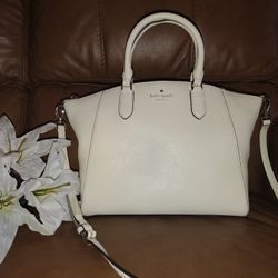 Cream Kate Spade Purse 