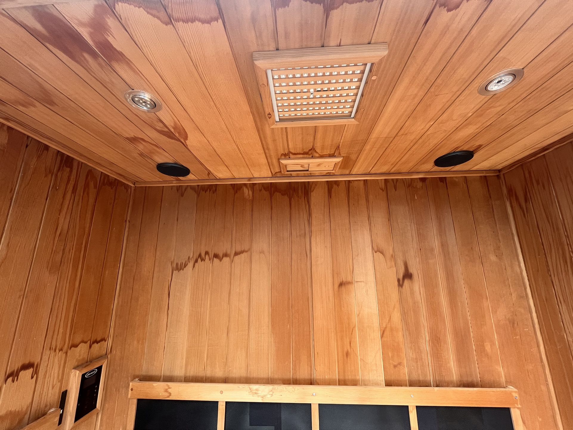 Clearlight Sanctuary 3 Person Full Spectrum Infrared Sauna Mahogany For clearlight-sanctuary-3-person-full-spectrum-infrared-sauna-mahogany-for