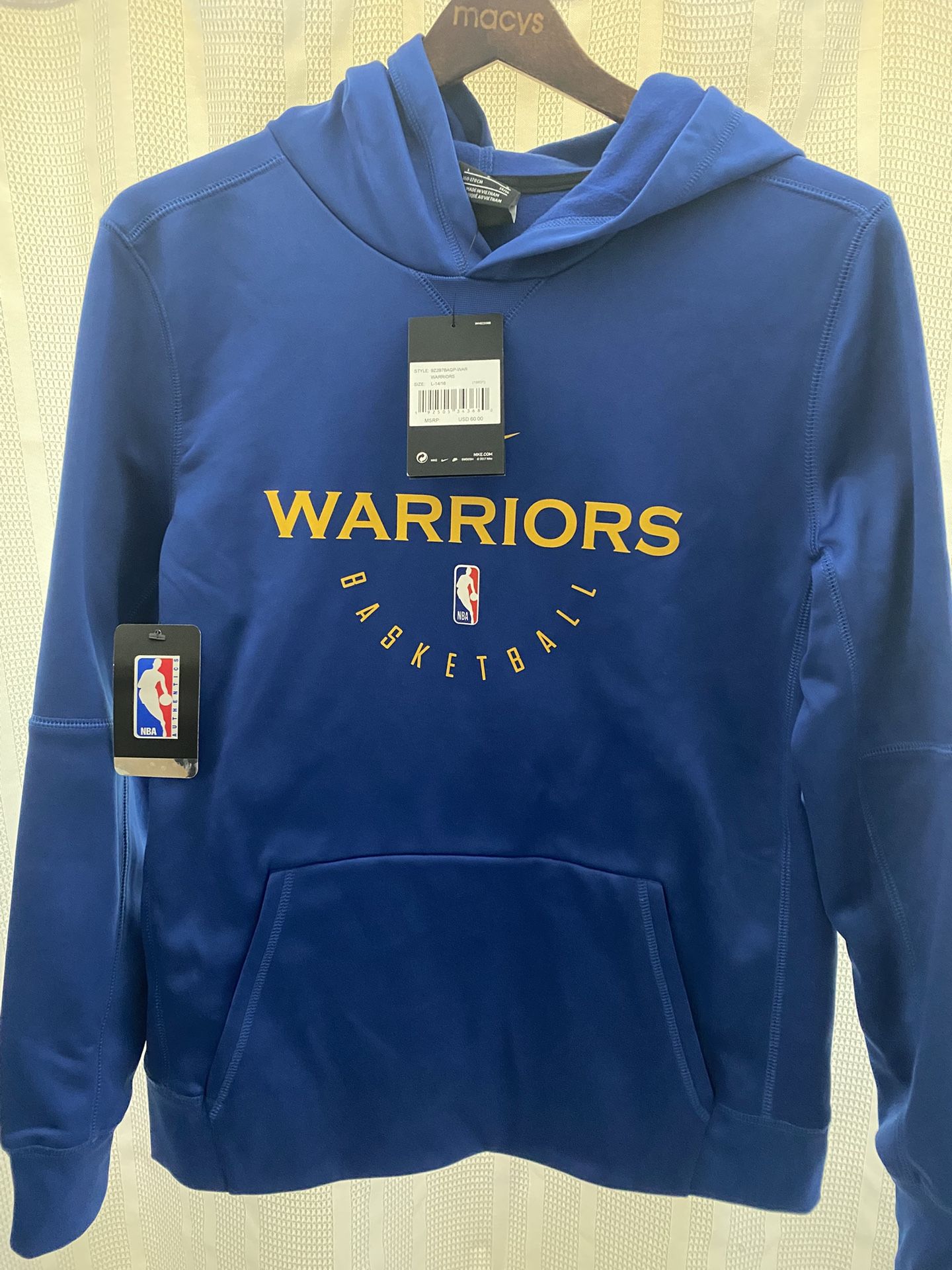 YOUTH NIKE NBA GOLDEN STATE WARRIORS HOODIE