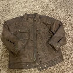 GAP Leather Jacket (2t)