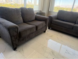 Sofa and loveseat