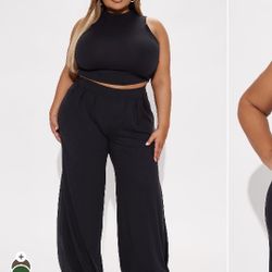 Fashion Nova Comfy Pant Set Brand New 1X