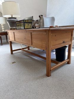Pine desk