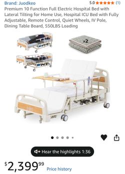 Electric Hospital Bed by Juodkeo (Amazon)