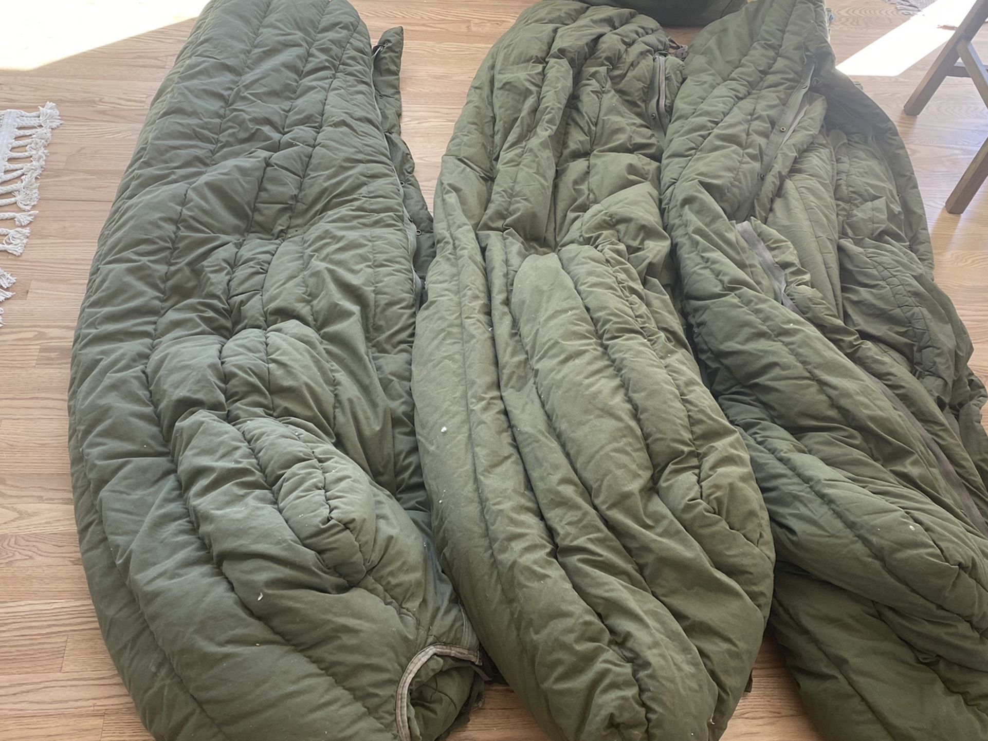 USAF Green Cold Weather sleeping bags