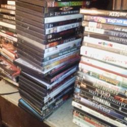 Over 500 DVDs Half In Cases Other Half No Cases 