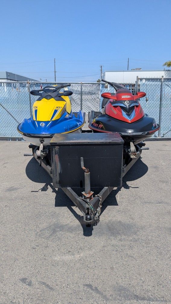 2006 Seadoo Pair GTI & RXT 4 Stroke Just Serviced Low Hrs