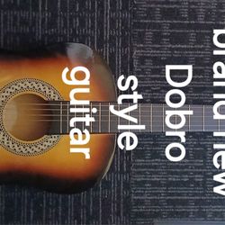 Brand New Starter Dobro Style Lap Steel Guitar, Great For Learning On. 