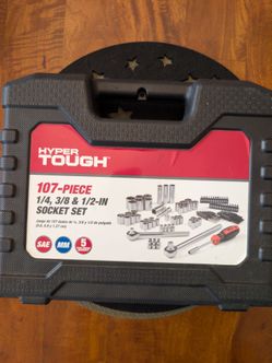 Brand New Hyper Tough 107-Piece Socket Set