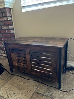 Dark Wood storage chest
