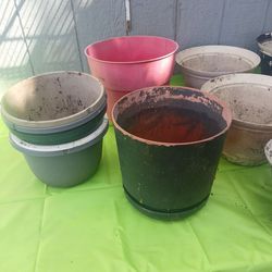 Plastic planters