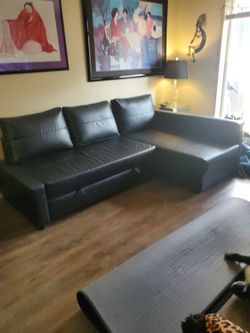 Black Sleeper Sofa