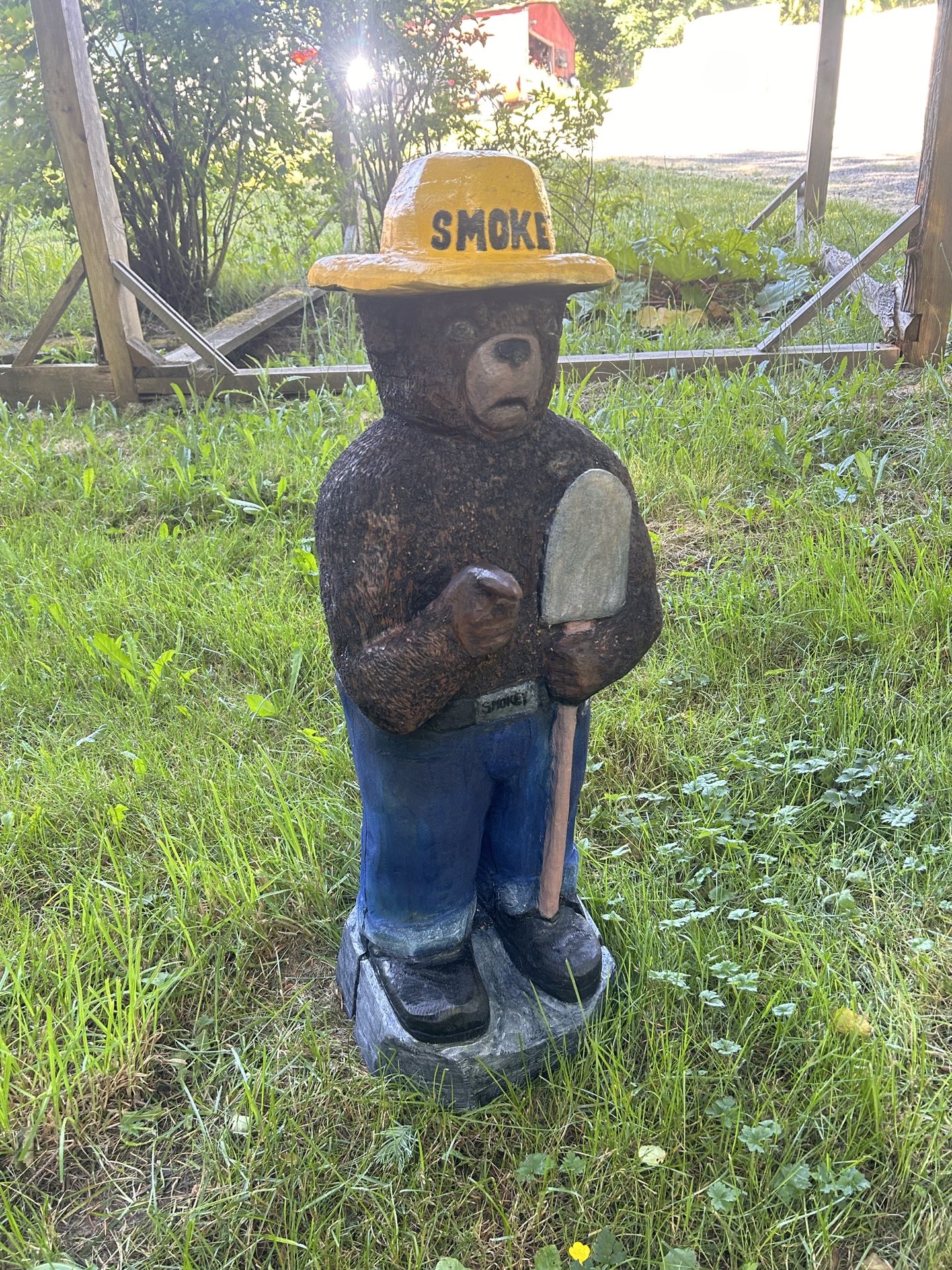 Smokey The Bear Sculpture