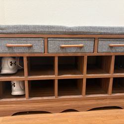 Shoe And Storage Bench 