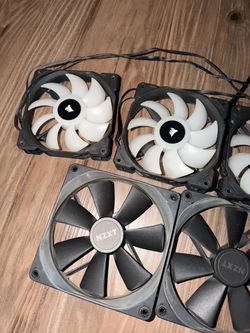 Corsair and NZXT PC Case Fans Lot