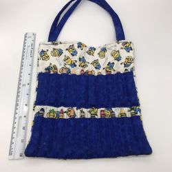 Quilted Minion Bag With Crayon Holder 