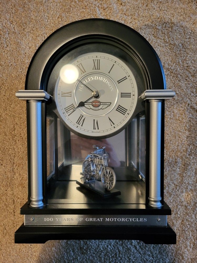 Harley Davidson Clock.