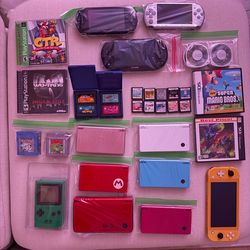 Lot of consoles and games